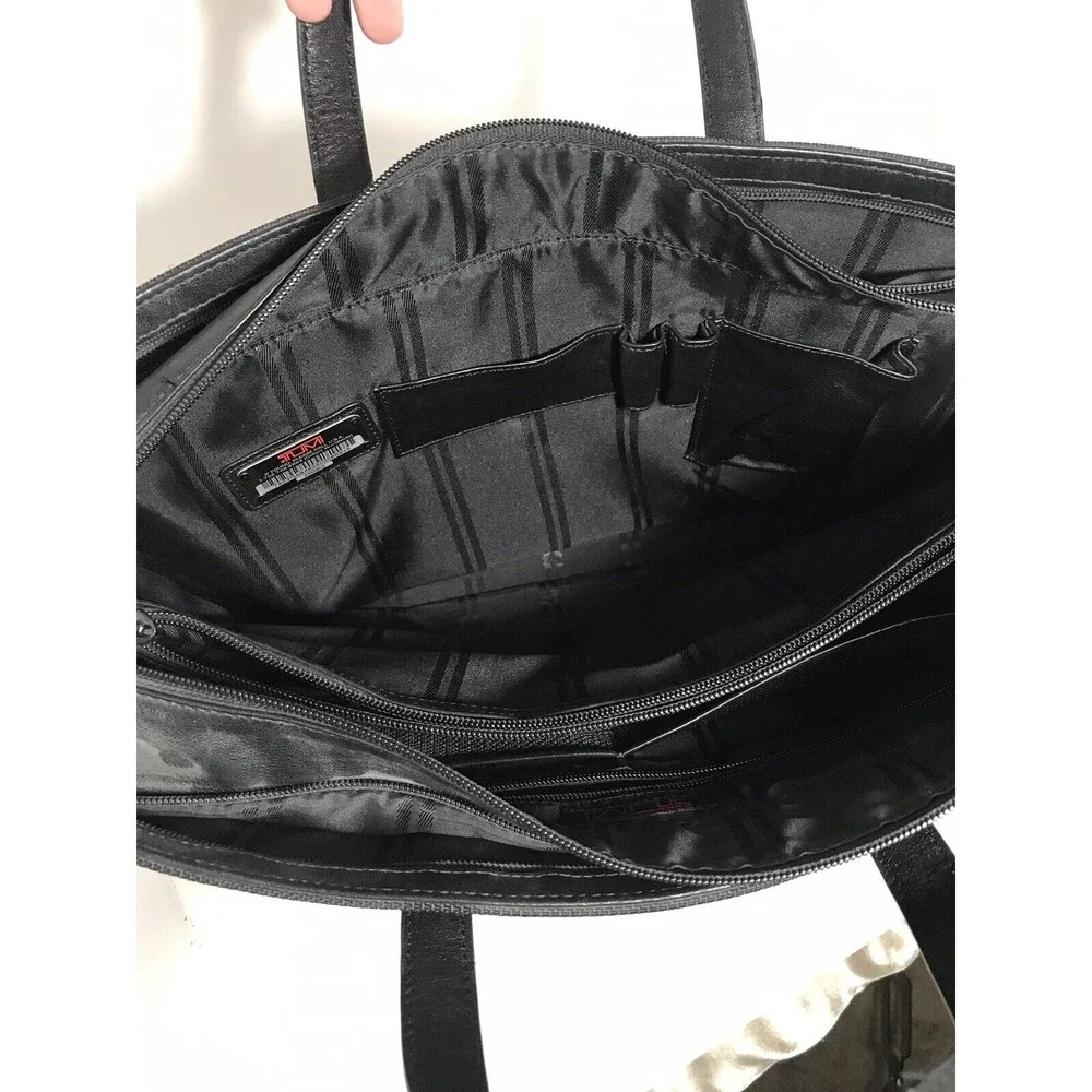 Tumi Ballistic Nylon leather Briefcase 43009D3 Black